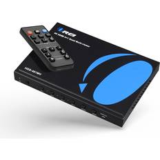 Capture & TV Cards Orei Quad Multi HDMI Viewer 4 in 1 Out HDMI Switcher 4 Ports Seamless Switcher