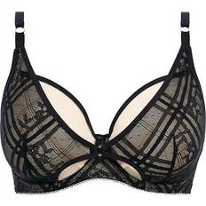 Polyester BH-er Freya Fatale High Apex Wired Bra - Noir