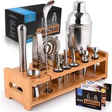 Zulay Kitchen 24 Piece Professional Bar Set 24fl oz 24