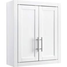 White Wall Cabinets Crosley Furniture Savannah Surface-Mount Medicine Wall Cabinet