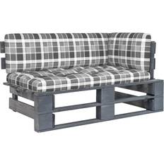 vidaXL Garten-Paletten-Ecksofa Modulsofa