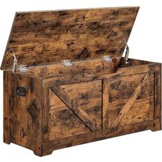 Braun - Luken Sitzbänke Vasagle LSB060T01 Rustic Brown Aufbewahrungskommode 100x46cm