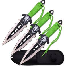 Daggers ZB-135-3 Z Hunter 7.5" 3 Piece Thrower Black Paint Blade Sheath