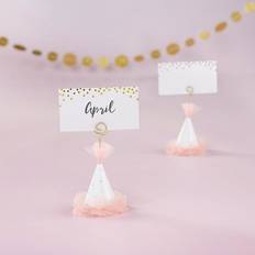 Kate Aspen Pink Party Place Card Holder Set of 6