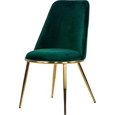 Furniture Glamour Home Anzu Green Velvet Kitchen Chair 2