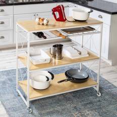 Tables Honey Can Do Rolling Kitchen Island Trolley Table