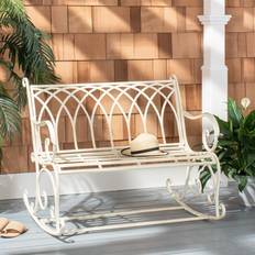 White Settee Benches Safavieh Ressi Patio Collection Settee Bench