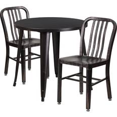 Bistro Sets Flash Furniture Craig Commercial Grade Bistro Set