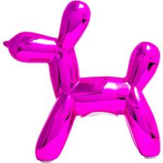 Other Decoration Illusions Plus Hot Pink Mini Balloon Dog Bank 7.5" tall Hot