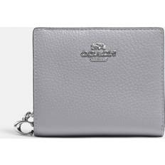 Coach Pebble Leather Snap Wallet Style No. C2862 Granite