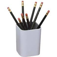 Fusion Pencil Cup Holder, White/Gray 37524 White