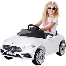 Elektrische Kinderfahrzeuge Actionbikes Motors Kinder Elektroauto Mecedes Benz CLS350 Kinderauto Elektrofahrzeug Spielzeug Auto Weiß Elektro-Kinderfahrzeug