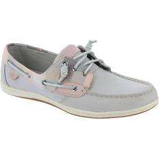Pink - Women Boat Shoes Sperry Women's Songfish Boat Shoe, Grey Gingham