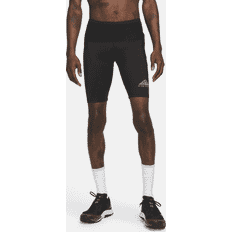 Nike Men - White Tights Nike Black Trail Lava Loops Shorts