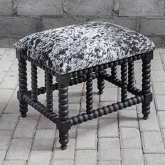 Black Settee Benches Uttermost 23589 Settee Bench