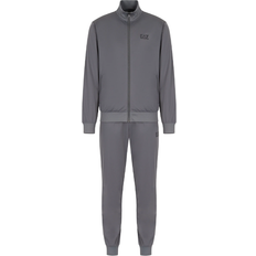Men - White Jumpsuits & Overalls EA7 Core Identity Technical Fabric Tracksuit Men's