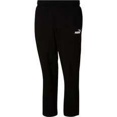 Puma Men's Ess Logo Fleece Pants Black Pants XXXXL-Regular Black-White XXXXL-Regular