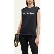 Gold - Women T-shirts Balmain T-Shirt Woman colour Black Black