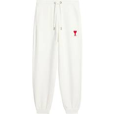 Unisex - White Pants & Shorts Ami Paris Tonal De Coeur - White