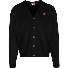 Kenzo Boke Flower Crest Cardigan - Black