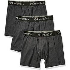 Columbia Herren Unterwäsche Columbia Mens Performance Cotton Stretch Boxer Brief-3 Pack, New Black