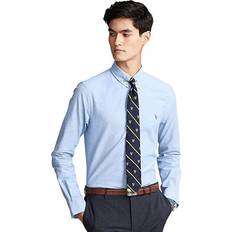 Best Shirts Polo Ralph Lauren Slim-Fit Stretch-Oxford Shirt Blue Blue