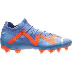 Puma Women Soccer Shoes Puma Future Match FG/AG W - Blue Glimmer/White/Ultra Orange
