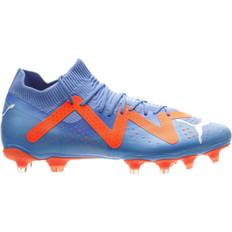 Puma Firm Ground (FG) Soccer Shoes Puma Future Match FG/AG W - Blue Glimmer/White/Ultra Orange