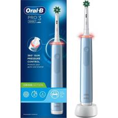 Elektriske tannbørster & Tannspylere Braun Pro 3 3000 CrossAction Blue Electric Rechargeable Toothbrush