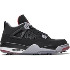 Stoff Golfschuhe Nike Air Jordan 4 Golf M - Black/Fire Red/Cement Grey/White