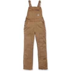 Carhartt womens Brewster Double Front Railroad Striped Bib Overalls,  Railroad Stripe, Large : : Clothing, Shoes & Accessories