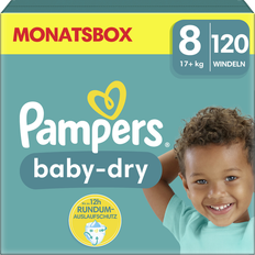 Pampers Baby-Dry Size 8 17+kg 120pcs