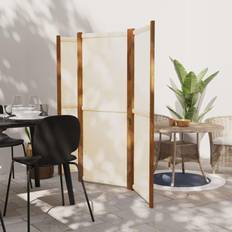 Romavdelere vidaXL 4-Panel Cream Room Divider 180x180cm