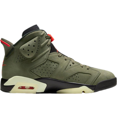 Nike Air Jordan 6 Retro M - Medium Olive/Black Sail/University Red