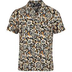 Dickies Roseburg Short Sleeve Shirt - Orange Floral