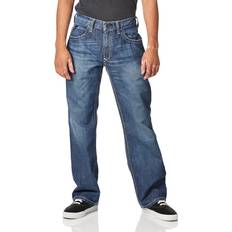 Men - White Jeans Ariat FR M4 Bootcut Jeans Glacier Men's Jeans Blue