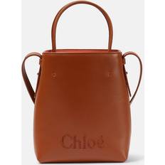 Chloé Tote Sense Mini aus Leder Braun Einheitsgröße