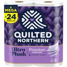 Toilet Papers Quilted Northern 6 Count Ultra Plush Mega Roll Toilet Paper