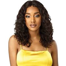 Extensions & Wigs Outre Unprocessed Human Hair Mytresses Gold Label Lace Front Wig NATURAL CURLY 20-22