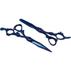 PRO Blue Dragon Handle Hair Barber Scissors Premium