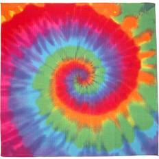CTM Rainbow Tie Dye Bandana Multi-Color one