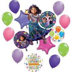 Encanto Birthday Party Supplies and Decoration For 16: Plates, Napkins,  Cups, Table cover, Candle, Balloons,Wall decoration kit and extra balloons.