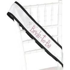 Black Grosgrain Bride to Be Sash