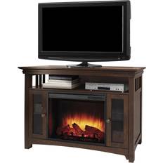 Electric Fireplaces Muskoka Wyatt 48 in. Fireplace TV Stand Burnished Oak