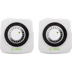 Timers Link Century indoor 24-hour mechanical outlet timer 2 prong 2-pack