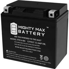 Batteries & Chargers Mighty Max Battery YTX14-BS Replaces Yamaha YFM 250 Bear Tracker 250CC 01-04