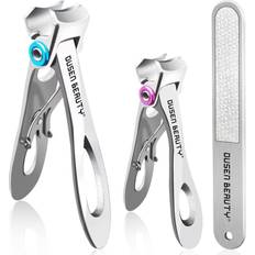 Nail Products Nail Clippers for Thick Nails with Curved Slant Straight Edge Wide Nail