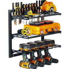 Pegboard tool organizer Power tool organizer wall mount,3 tier tool organizer and storage rack,drill