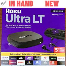 Roku ultra remote Roku ultra lt streaming device 4k/hdr/dolby vision voice remote private