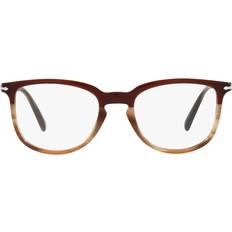 Persol po3240v 1136 striped brown square unisex mm